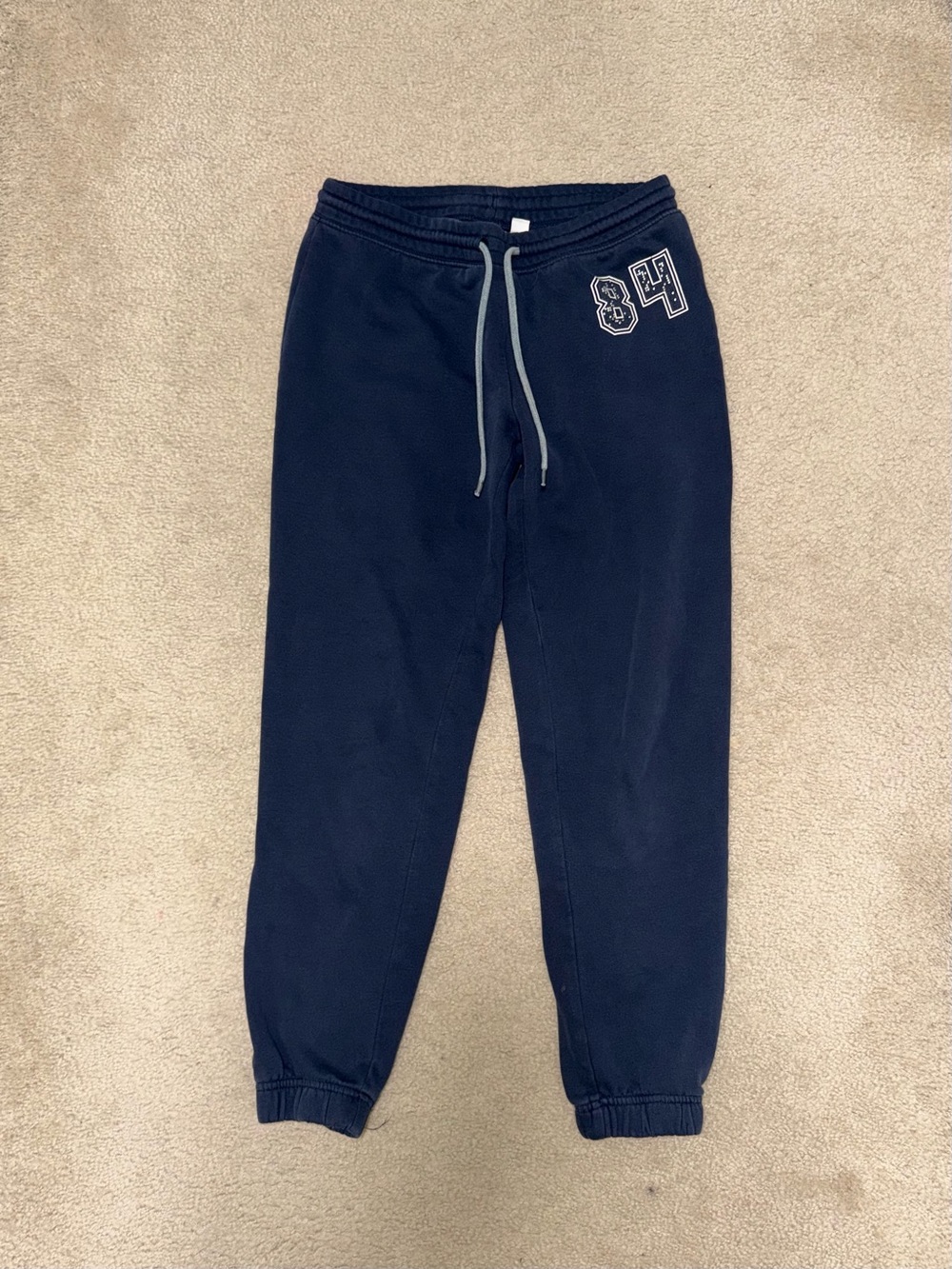 BONGO Women’s Navy Blue Jogger Sweatpants with Drawstring